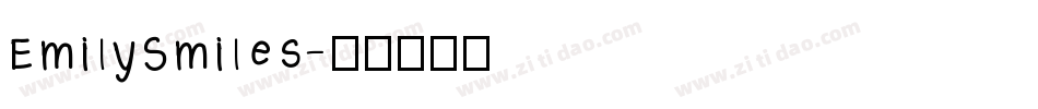 EmilySmiles字体转换