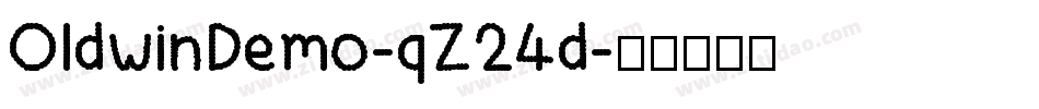 OldwinDemo-qZ24d字体转换