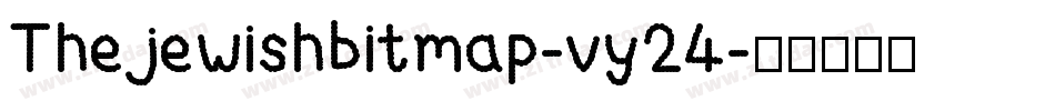 Thejewishbitmap-vy24字体转换