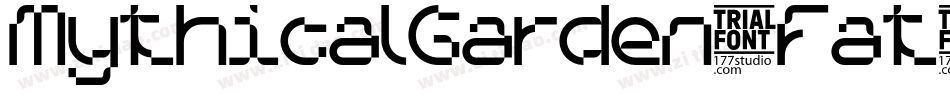 MythicalGarden-Fat字体转换