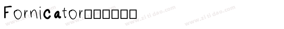 Fornicator字体转换