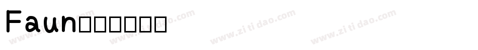 Faun字体转换