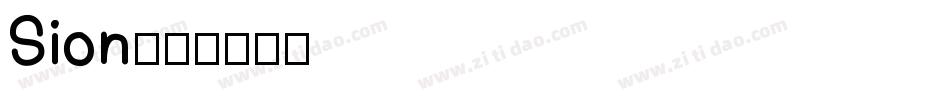 Sion字体转换