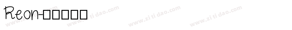 Reon字体转换