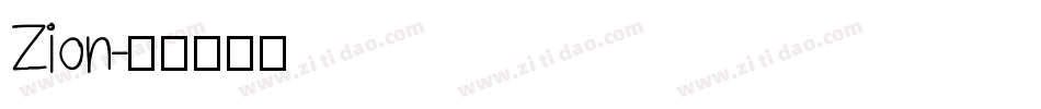 Zion字体转换