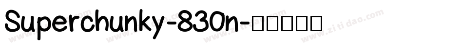 Superchunky-830n字体转换