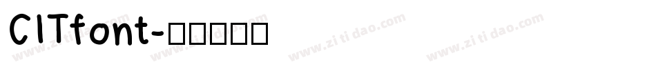 CITfont字体转换