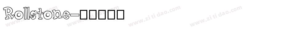 Rollstone字体转换
