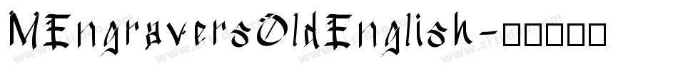 MEngraversOldEnglish字体转换
