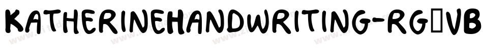 KatherineHandwriting-rg2vB字体转换