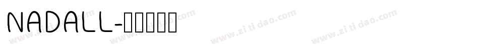 NADALL字体转换
