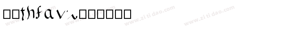 20thfaux字体转换