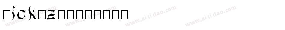 Kick-z20字体转换