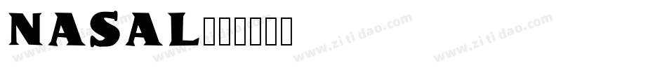 NASAL字体转换