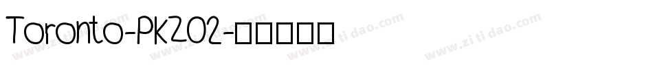 Toronto-PKZ02字体转换