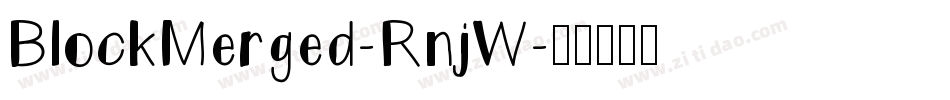 BlockMerged-RnjW字体转换