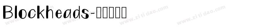 Blockheads字体转换