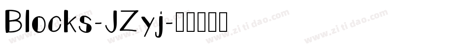 Blocks-JZyj字体转换