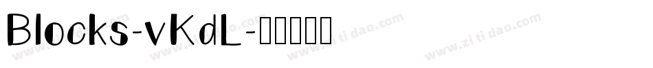 Blocks-vKdL字体转换