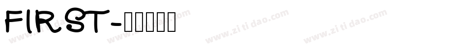 FIRST字体转换