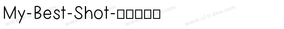 My-Best-Shot字体转换