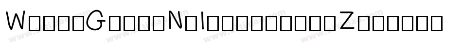 Wild2GhixmNcItalic-pqrZ字体转换
