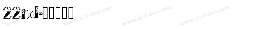 22nd字体转换