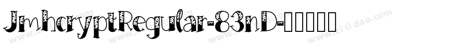 JmhcryptRegular-83nD字体转换