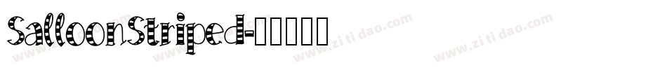 SalloonStriped字体转换