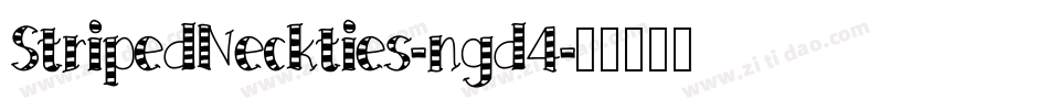 StripedNeckties-ngd4字体转换