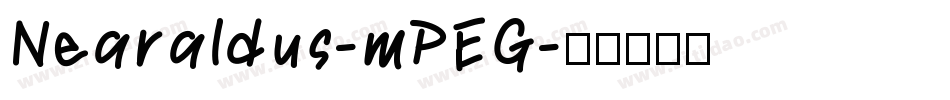 Nearaldus-mPEG字体转换