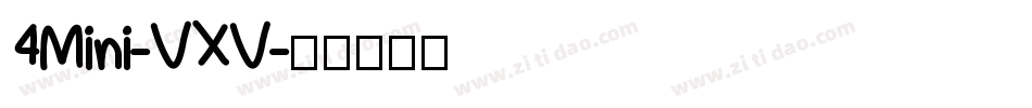 4Mini-VXV字体转换