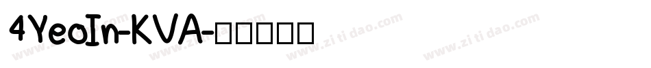 4YeoIn-KVA字体转换