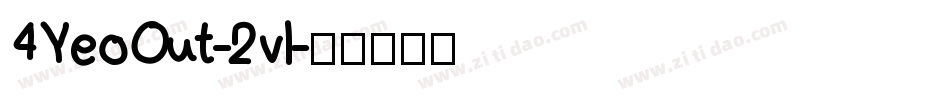 4YeoOut-2vl字体转换