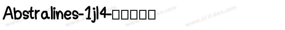 Abstralines-1jl4字体转换