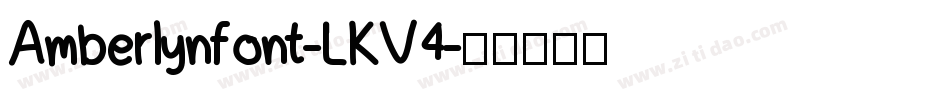 Amberlynfont-LKV4字体转换