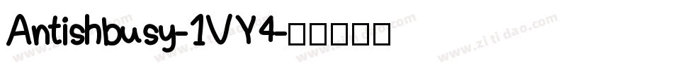 Antishbusy-1VY4字体转换