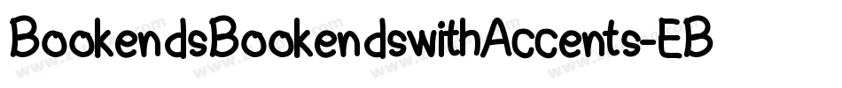 BookendsBookendswithAccents-EBO4字体转换