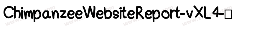 ChimpanzeeWebsiteReport-vXL4字体转换
