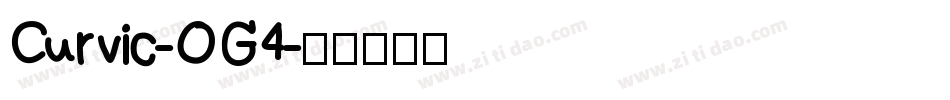 Curvic-OG4字体转换