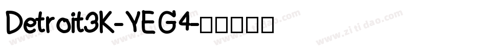 Detroit3K-YEG4字体转换