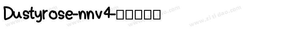 Dustyrose-nnv4字体转换
