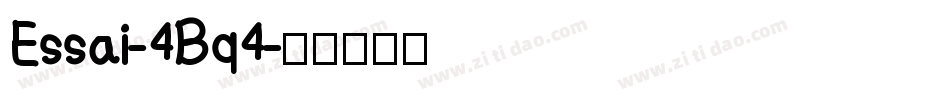 Essai-4Bq4字体转换