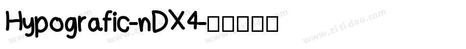 Hypografic-nDX4字体转换