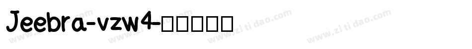 Jeebra-vzw4字体转换