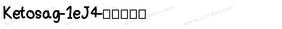 Ketosag-1eJ4字体转换