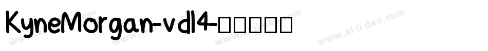 KyneMorgan-vdl4字体转换