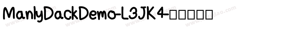 ManlyDackDemo-L3JK4字体转换