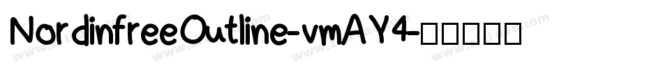 NordinfreeOutline-vmAY4字体转换