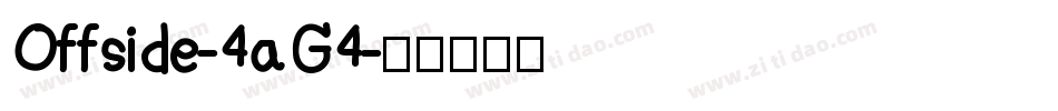 Offside-4aG4字体转换